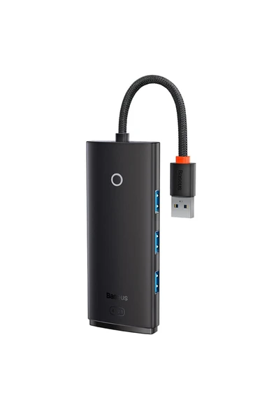 Lite Series 4 Portlu Type-c To Usb 3.0 Hub Adaptör 25cm Siyah ürün görseli 1