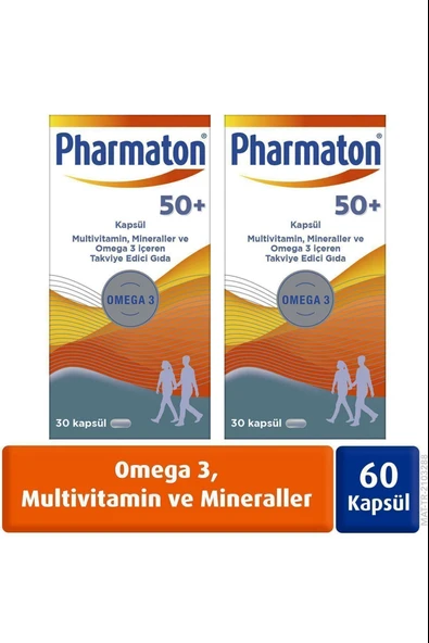 Pharmaton 50 Plus 30 Kapsül 2 Adet ürün görseli 1