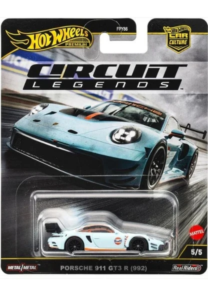 Hot Wheels Premium Cırcuit Legends Porsche 911 GT3 R (992) FPY86 JBK65 - Resim 3