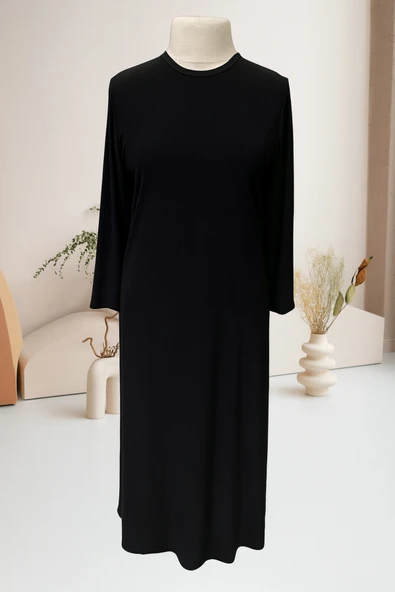 Siyah Deste Büyük Beden Ceketi Dantelli Anne Abiye Takım - Resim 6