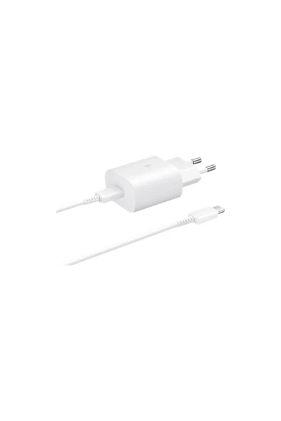 Samsung 25w Type-c Sarj Seti / Orjinal Adaptör + Kablo ( Türkiye Garantili) ürün görseli 1