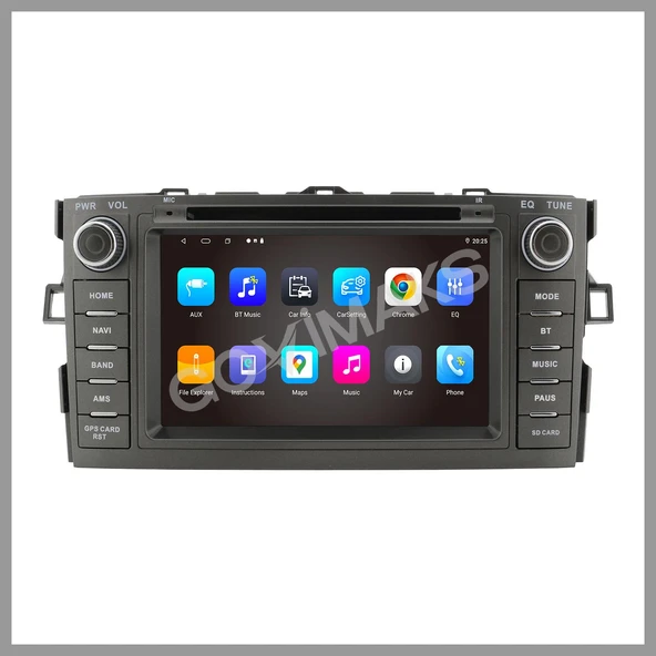 TOYOTA AURIS 2007-2012 UYUMLU 7 INCH 4 GB RAM 64 GB HAFIZA ANDROID MULTIMEDIA TEYP - Resim 8