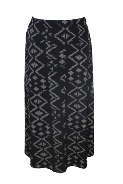 Kadın Mevsimlik Lastikli Leopar Desen Siyah Etek - Resim 4