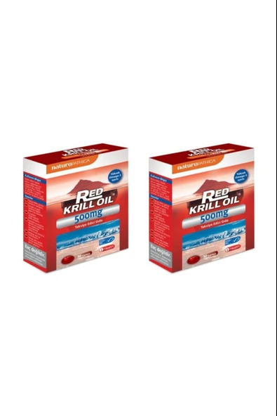 Red Krill Oil 500 Mg 30 Kapsül 2 Adet ürün görseli 1