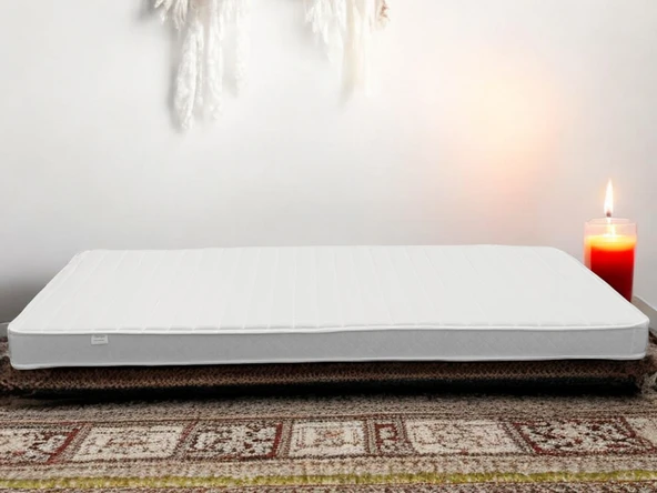 90x190x12 cm Ortopedik Sünger Yatak / 30 DNS Yüksek Yoğunluklu / Orta-Sert / Tek Kişilik / Çift Yönlü / Yaysız - Resim 5