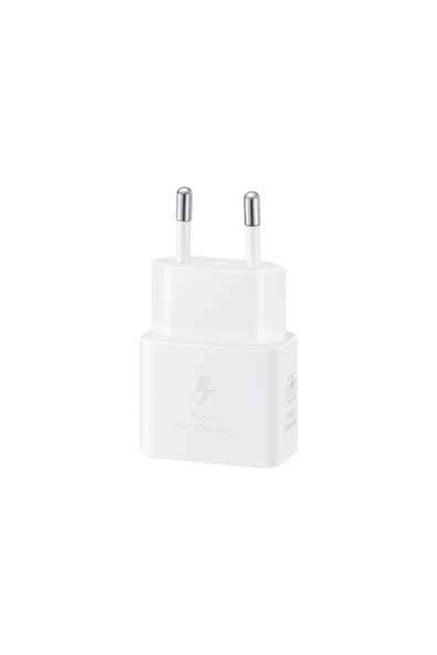 Samsung Ep-t2510n Type C Hızlı Şarj Adaptörü (25W) - Beyaz - Resim 2