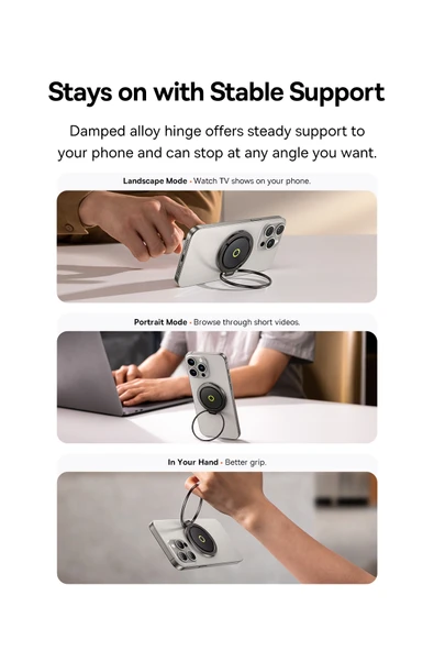 MagPro 2 Manyetik 360 Derece Ayarlanabilir Standlı Telefon Tutacağı - Resim 5