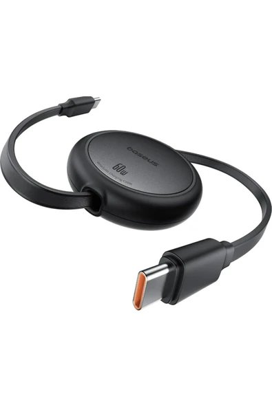 FREE2PULL Mini Şarj Kablosu Usb-C To Usb-C 60W Uyumlu 1m Küme Siyah ürün görseli 1