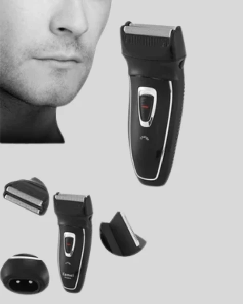 Uzun Pil Ömürlü Şarjlı Tıraş Makinesi – Hızlı Şarj, Ergonomik Tasarım, Çok Yönlü Kullanım - Resim 4