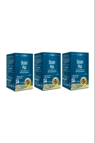 Ocean Plus 1200 mg 30 Kapsül 3 Adet ürün görseli 1