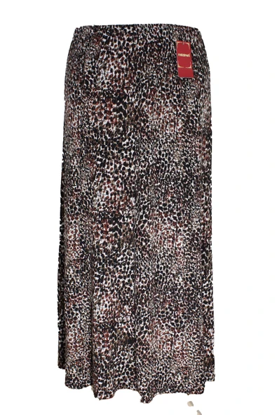 Kadın Battal Beden 8 Parça Kaliteli Lastikli Siyah Etek Desen 09 ürün görseli 1