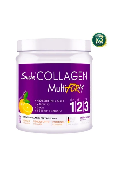 Suda Collagen Multiform Portakal 360gr 3 Adet ürün görseli 1