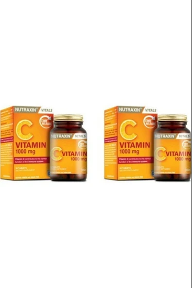 Nutraxin C Vitamin 1000 Mg 30 Tablet 2 Adet ürün görseli 1