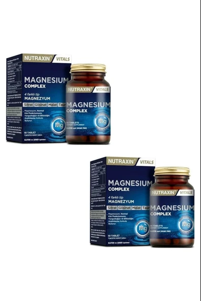 Nutraxin Magnezyum Complex 60 Tablet 2 Adet ürün görseli 1