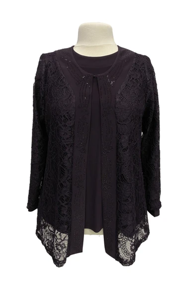 Mürdüm Kader Ceketli Anne Abiye Takım ürün görseli 1