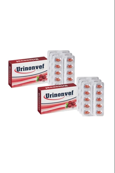 Urinonvef Cranberry 30 Yumuşak Kapsül 2 Adet ürün görseli 1