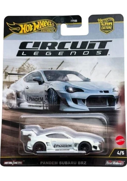 Hot Wheels Premium Cırcuit Legends Pandem Subaru BRZ FPY86 JBK64 - Resim 2
