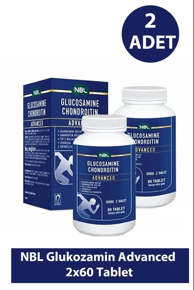 NBL Glukozamin Advanced 60 Tablet 2 Adet ürün görseli 1