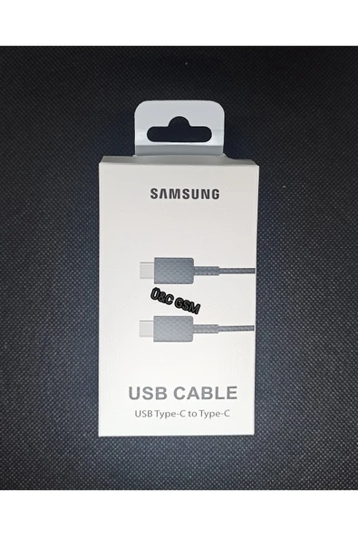 Samsung Orjinal 5a Type-c Kablo (c To C) Hızlı Şarj Destekli Kablo (siyah) - Resim 3