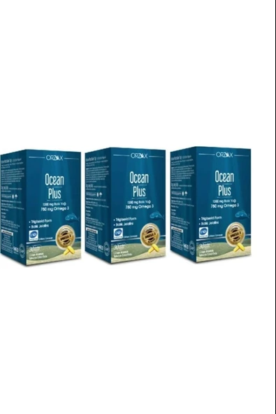 Ocean Plus 1200 mg 30 Kapsül 3 Adet ürün görseli 1