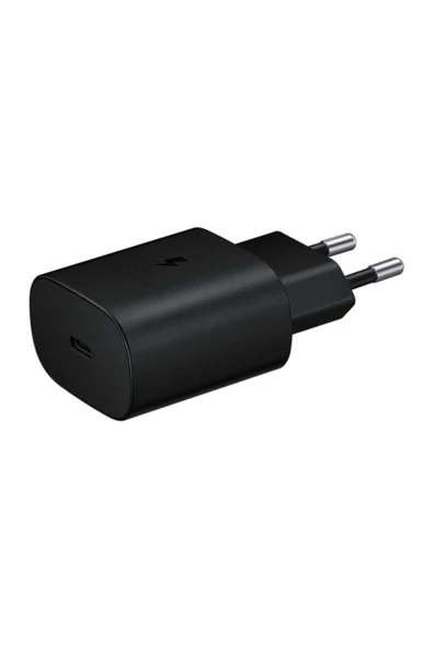 Samsung Sm-a336e A33 5g Ep-ta800n Typec 25w Kablosuz Hızlı Şarj Adaptörü Siyah ürün görseli 1