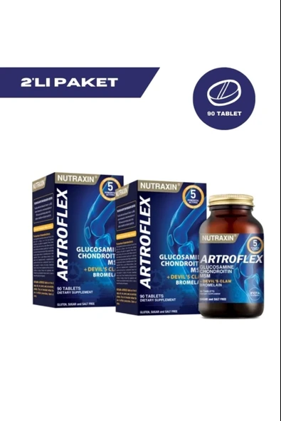 Nutraxin Artroflex Glukozamin 90 Tablet 2 Adet ürün görseli 1