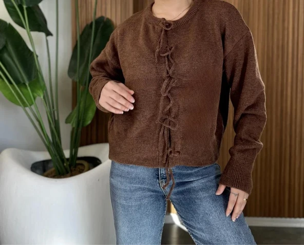 Hipatu Tiftik Kalın Bağcıklı Hırka (1903) - Resim 3