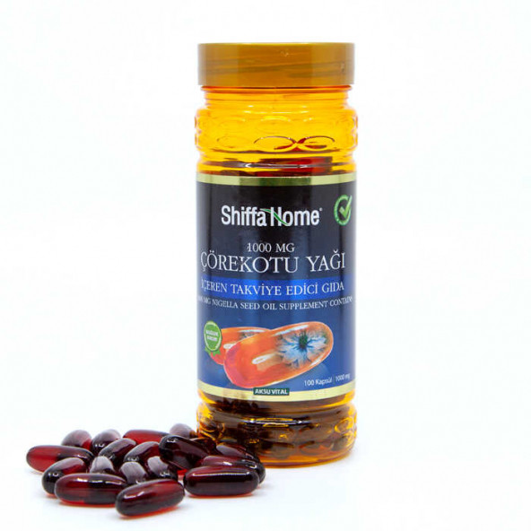 Shiffa home Çörek otu softjel 1000 mg x 100 softgels - Resim 2