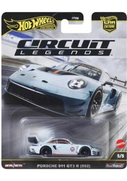 Hot Wheels Premium Cırcuit Legends Porsche 911 GT3 R (992) FPY86 JBK65 ürün görseli 1