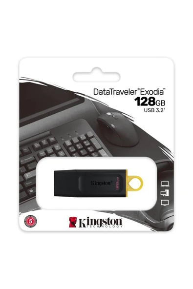 Kingston Exodia 128 GB USB Bellek - Resim 3