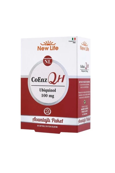 New Life Coenz Qh Ubiquinol 60 Kapsül - Resim 2
