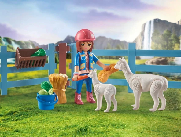 Playmobil - Horse Stall With Amelia And Whisper (71353) - Resim 5