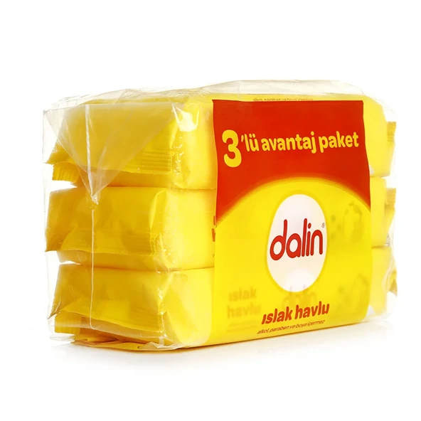 DALİN 3 LÜ ISLAK MENDİL ürün görseli 1