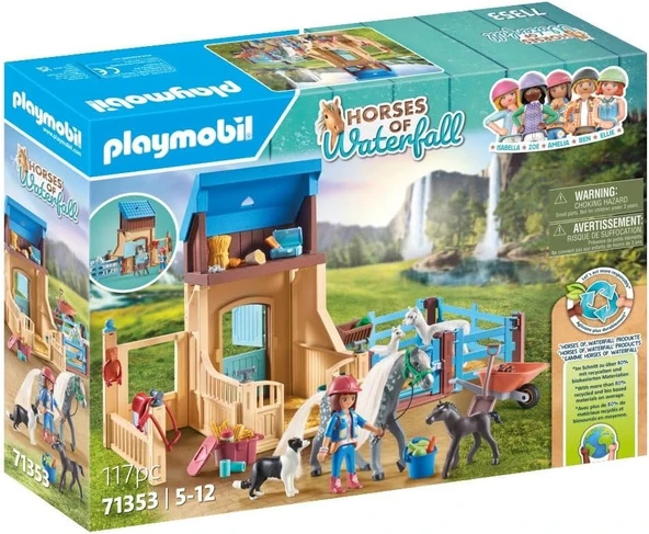 Playmobil - Horse Stall With Amelia And Whisper (71353) - Resim 2