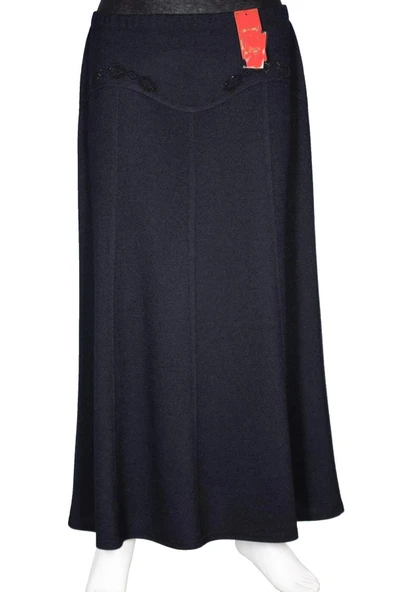 Kadın Tuğçe Kışlık Korsajı Taşlı Astarsız Etek ürün görseli 1