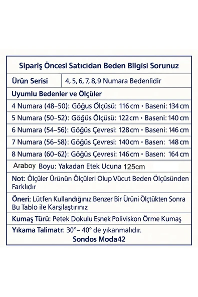 Anne Kadin Büyük Beden Hakim Yaka Fermuarli Cepli Mevsimlik Nakışlı Kap Ceket - Araboy - Resim 5