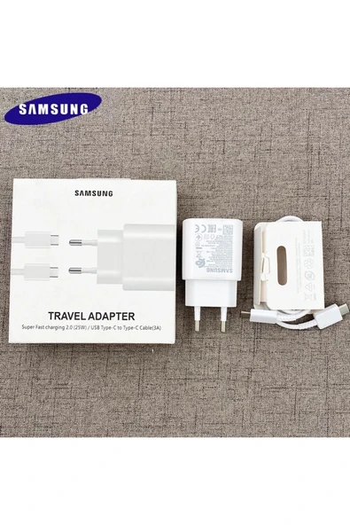 Samsung Uyumlu Beyaz Yeni Nesil 25w Pd Type-c Orijinal Şarj Aleti Usb-c Şarz Cihazı 25watt - Resim 3