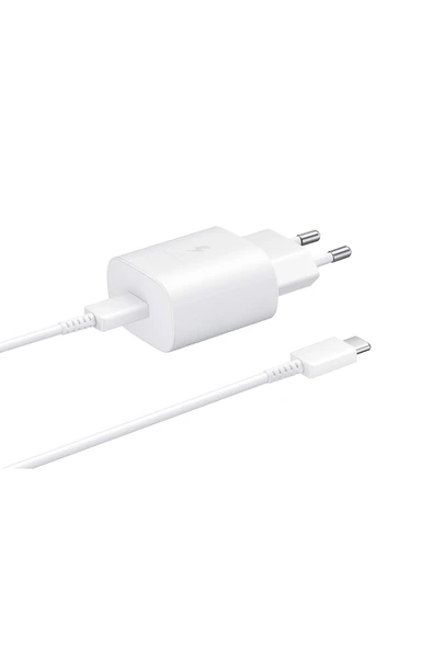 Samsung S22+ Ultra S21 Ultra Usb-c 25w Orjinal Hızlı Şarj Aleti Ep-ta800xbegww Beyaz - Resim 3