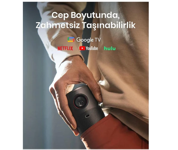 Anker Nebula Capsule Air 150 Lümen HD Wi-Fi Google Taşınabilir Mini Projeksiyon Cihazı - Resim 2
