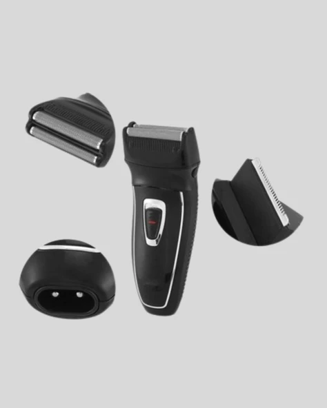 Unisex Şarjlı Saç ve Sakal Kesme Makinesi – Sessiz Motor, 1–12 mm Ayarlanabilir Başlık - Resim 2