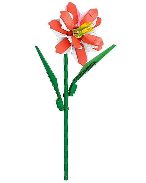 Ctoys Plant Series Florist Block Hippeastrum Striatum 8856 6 - Resim 2