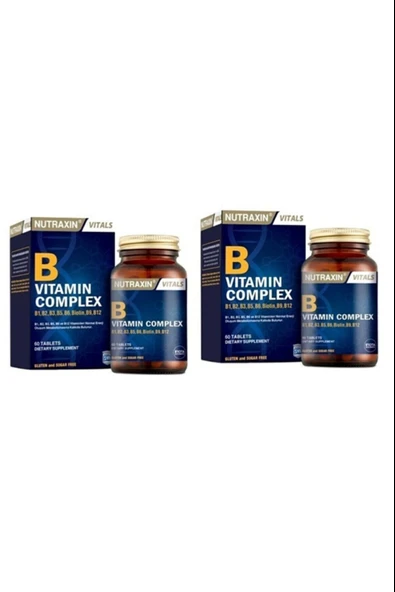 Nutraxin B Complex 60 Tablet 2 Adet ürün görseli 1