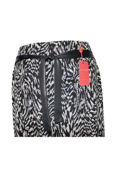 Nehir Lastikli Taş Sarmal Desen Siyah Etek - Resim 2