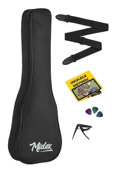 Midex CS-26A Tenör Ukulele Kılıfı (Askı Capo Pena) ürün görseli 1