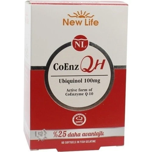 New Life Coenz Qh Ubiquinol 60 Kapsül ürün görseli 1