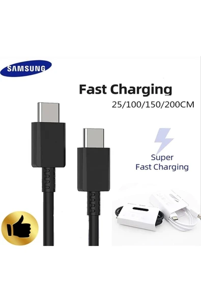 Samsung Orjinal 5a Typec Kablo (c To C) Hızlı Şarj Destekli Usb Kablo (siyah) - Resim 4