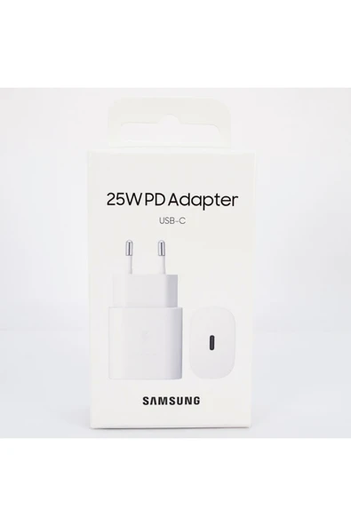 Samsung Galaxy A24 Type-C Fast Şarj Adaptörü 25W Beyaz (Samsung Türkiye Garantili) - Resim 4