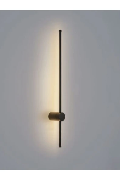 retro home design Siyah Pilli 70cm Tak Çalıştır Pil Dahil Duvar Aplik Günışığı 3000k (1 ADET) - Resim 5