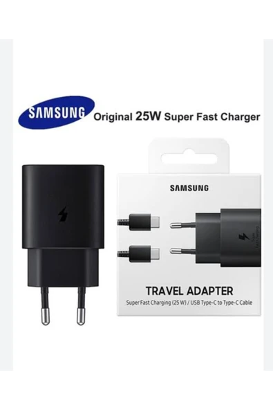 Samsung Galaxy A20 / A30 / A50 / A70 / M20 / M23 / M51 Type C 25w Orjinal Hızlı Şarj Aleti Cihazı - Resim 7