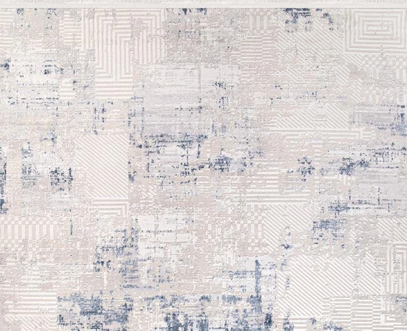 Verrino Halı Rose 01 Mavi Serisi Akrilik Salon Oturma Yatak Odası Halısı - Resim 2